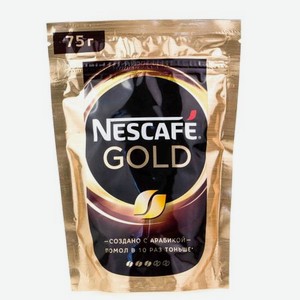 Кофе растворимый Nescafe Gold 75 г