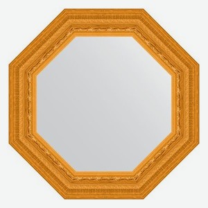 Зеркало в багетной раме Evoform сусальное золото 80 мм 54,8х54,8 см