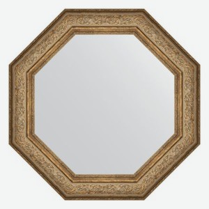Зеркало в багетной раме Evoform виньетка античная бронза 109 мм 80,6х80,6 см