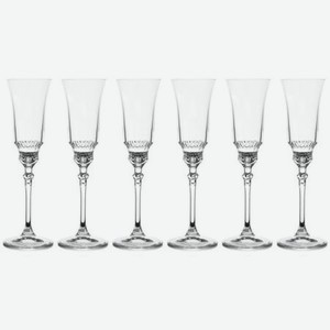 Набор бокалов для шампанского Lareine Gemma Aida 150 мл 6 шт