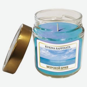 Свеча ароматическая в банке Kukina Raffinata морской бриз 200 мл