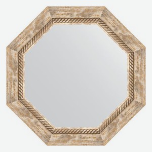 Зеркало в багетной раме Evoform прованс с плетением 70 мм 53,2х53,2 см
