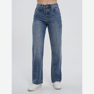 Прямые классические джинсы с высокой талией