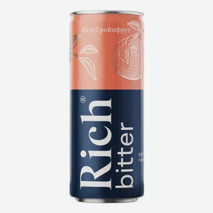 Газированный напиток Rich Биттер со вкусом грейпфрута 330 мл