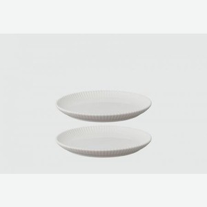 Набор тарелок TKANO Kitchen Spirit, Белый, 21 См 2 шт