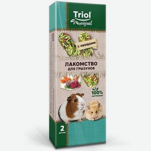 Лакомство для грызунов Triol Original с овощами 2шт 50г