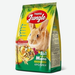 Корм для кроликов HappyJungle 400г