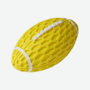 Игрушка для собак Homepet Silver series мяч регби с пищалкой Желтый 14.5см