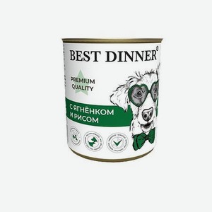 Корм для собак Best Dinner 0.34кг Premium Меню №5 с ягненком и рисом