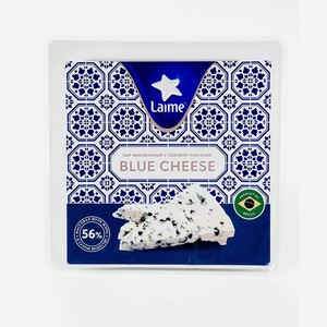 Сыр с голубой плесенью Блю чиз Laime 56% 0,09 кг
