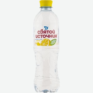 Вода негаз рн 6,5-7,5 Святой Источник питьевая лимон Эдельвейс Л п/б, 0,5 л