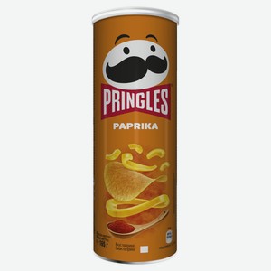 Чипсы Pringles картофельные Паприка, 165г Польша