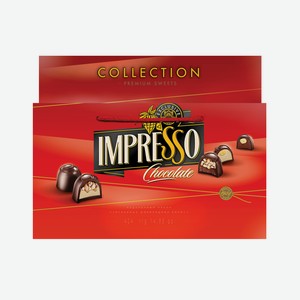 Набор шоколадных конфет Impresso красный ассорти, 424г Беларусь