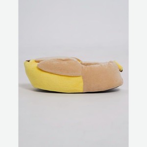 Объемные плюшевые тапки в виде банана