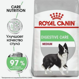 Корм для собак Royal Canin 12кг Medium Digestive Care cредних сухой