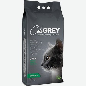 Наполнитель для кошек Cats Grey комкующийся без ароматизатора 10кг