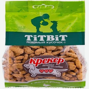 Лакомство для собак Titbit 250г крекер с мясом утки