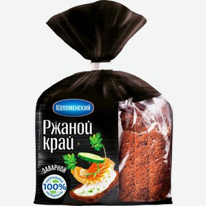 Хлеб Ржаной Край Заварной нарезка 300г