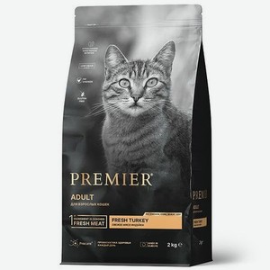 Корм для кошек Premier 2кг свежая индейка