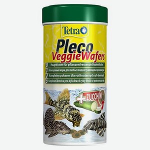 Корм для рыб Tetra 250мл Pleco Veggie Wafers донных корм-пластинки с добавлением цуккини