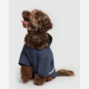Куртка-дождевик для собак Зоозавр тёмно-синяя 55