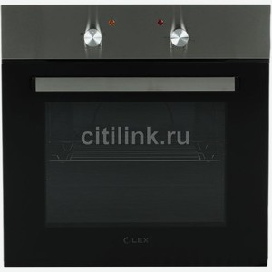 Духовой шкаф LEX EDM 040 IX, нержавеющая сталь/черный