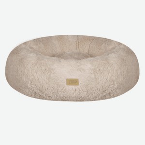 Lelap лежаки плюшевая лежанка-пуфик  Аверон , 80×80×25 см, кремовый (1,2 кг)