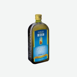Оливковое масло De Cecco Extra Virgin итальянское 100%, 500 мл, стеклянная бутылка