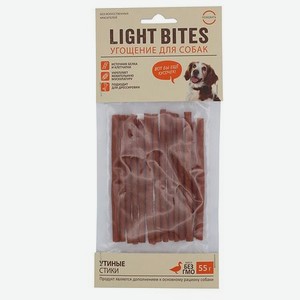 Лакомства для собак Light Bites 55г Утиное стики PM058 LIGHT BITES