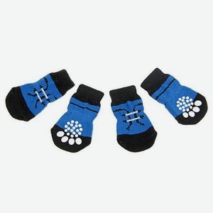 Носки Пижон нескользящие «Шнурки» размер S набор 4 шт