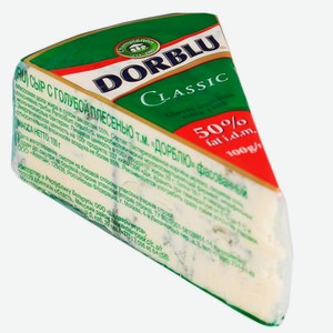 Сыр Dorblu Classic с голубой плесенью 50%, 100г Россия