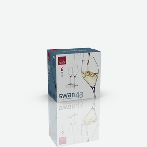 Набор бокалов для вина Rona Swan, 430мл x 6шт Словакия