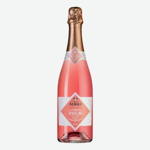 Вино игристое безалкогольное Vina Albali Sparkling Rose Low Alcohol розовое сухое 0,75 л Испания