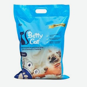 Наполнитель для кошек Betty Cat гигиенический нейтральный 10 л