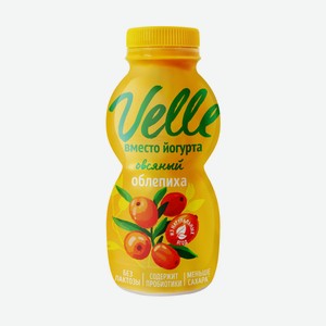 Питьевой растительный йогурт Velle овсяный облепиха, 230г Россия