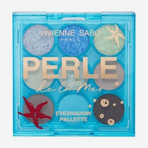 Палетка теней для век Vivienne Sabo Perle de la mer 01 , 7,2г