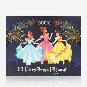 Тени для век Febble   Princess   63 цвета , 76г