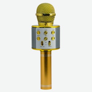 Караоке-микрофон Belsis Magic Acoustic Superstar с Bluetooth золотой