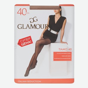 Колготки Glamour Tiamo 40 ден, размер 2, daino (загар)