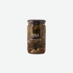 Продукты питания Огурцы Iska корнишоны с зеленью 0.35кг