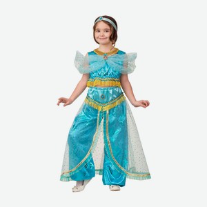 Карнавальный костюм  Принцесса Жасмин , текстиль-принт, блуза, шаровары, р.28, рост 110 см