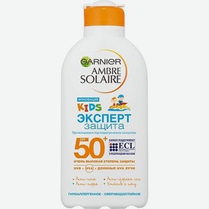 Ambre Solaire Увлажняющее солнцезащитное молочко для детской чувствительной кожи  Эксперт Защита  водостойкое, гипоаллергенное, SPF 50+