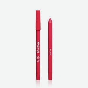 Водостойкий карандаш для век USHAS Gel Pencil Rose Red 1,6г