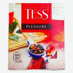 Чай TESS Черный Pleasure 100п*1.5г