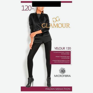 Колготки женские Glamour велюр 120 неро р.3