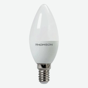 Лампа светодиодная Thomson E14 8 Вт 3000 К свеча матовая