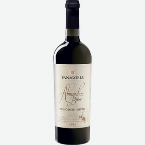 Вино Пино Нуар-Мерло Фанагории красное сухое 13% 750мл