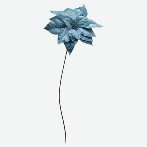 Цветок искусственный голубой, 47 см