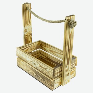 Ящик декоративный натуральный, 25,5х15х30 см