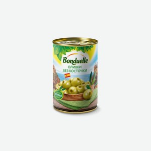 Оливки зеленые Bonduelle без косточки 300 г
